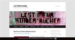 Desktop Screenshot of letteraturen.letterata.de