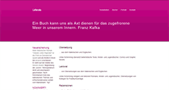 Desktop Screenshot of letterata.de