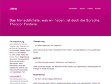 Tablet Screenshot of letterata.de